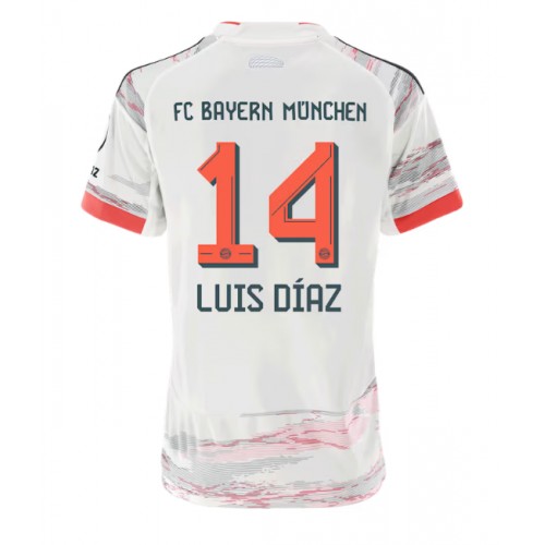 Bayern Munich Luis Diaz #14 Bortatröja Dam 2025-26 Kortärmad